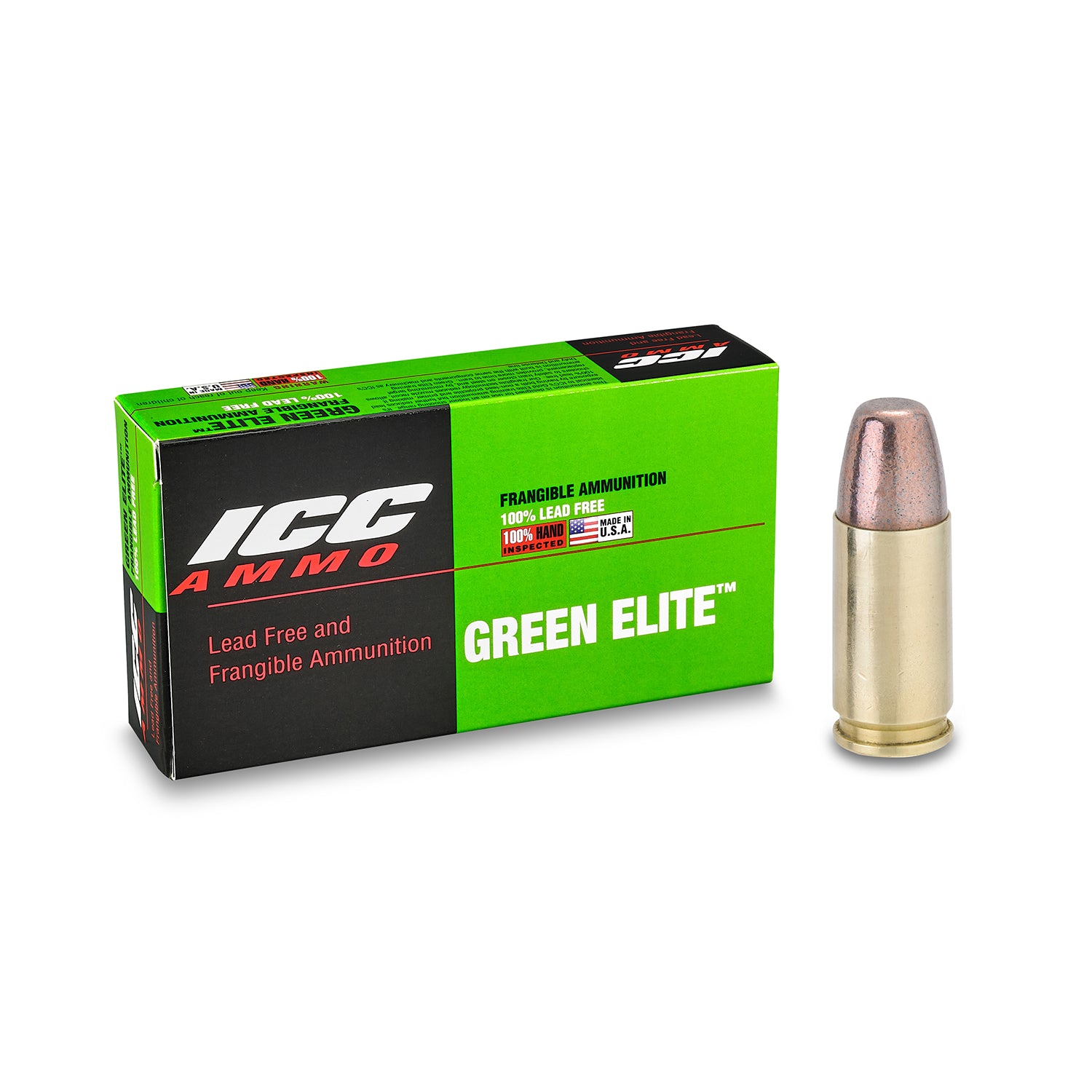 9mm 100 gr 100% Lead-Free Frangible Flat Point (CASE OF 1000 ROUNDS)