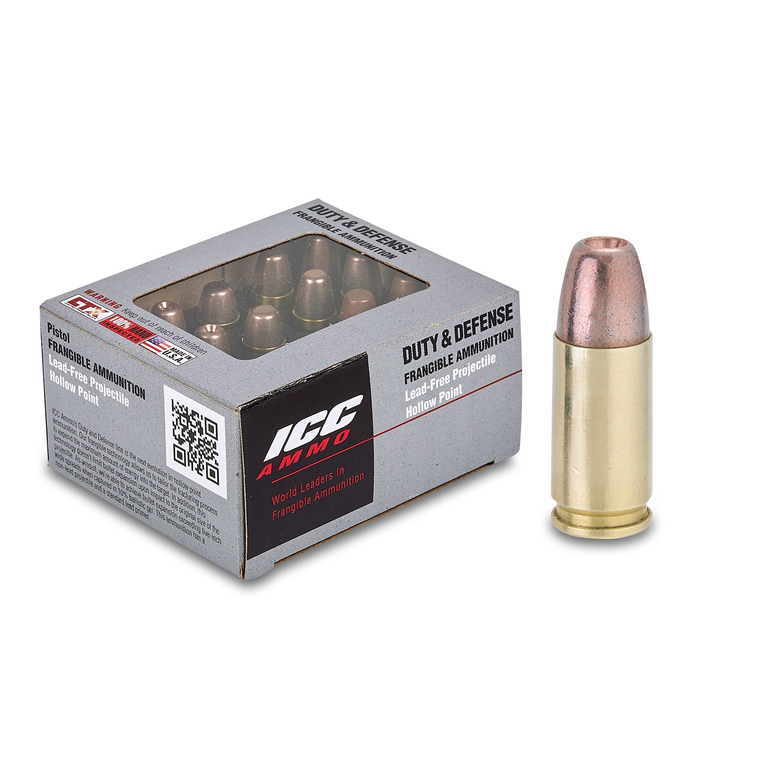 9mm 100 gr Hollow Point (CASE OF 500 ROUNDS)
