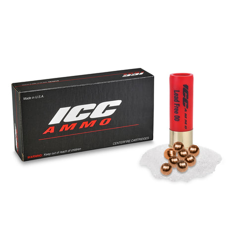 12 GA 340 gr Solid Copper 00 8 Pellet Buck Shot (CASE OF 250 ROUNDS)