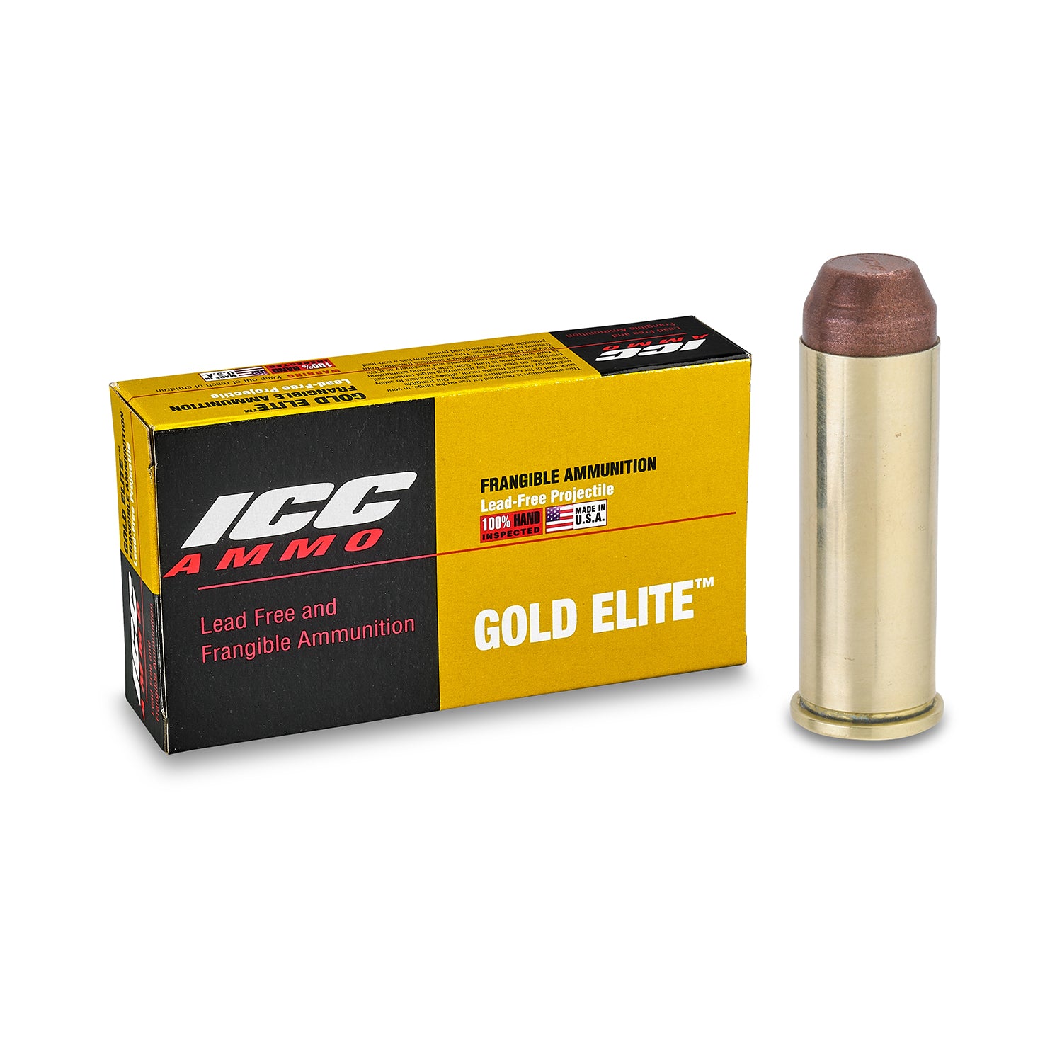 44 Rem Mag 185 Grain Frangible Flat Point Training (CASE OF 1000 ROUNDS)